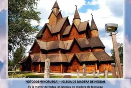 NOTODDEN (NORUEGA) â€“ IGLESIA DE MADERA  DE HEDDAL
