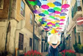 Umbrella Man jigsaw puzzle