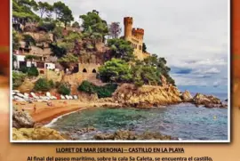 LLORET DE MAR (GERONA) â€“ CASTILLO EN LA PLAYA jigsaw puzzle