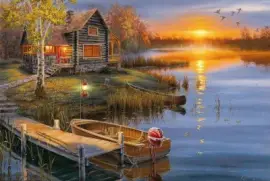 Casa del lago jigsaw puzzle