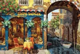 Canal de fondo jigsaw puzzle