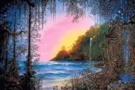 פאזל של cascade au bord de mer