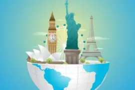 Travel jigsaw puzzle