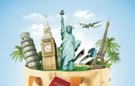 Travel jigsaw puzzle