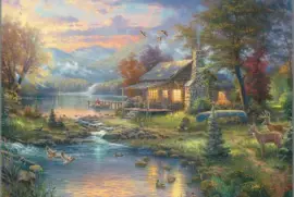 kinkade-kinnad jigsaw puzzle