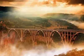 Tara Bridge in Montenegro jigsaw puzzle