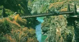 Kawarau Gorge Suspension Bridge - Bungee Jumping jigsaw puzzle