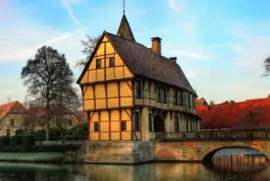 castillo en el lago jigsaw puzzle