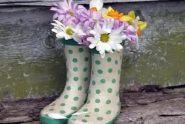 פאזל של Botas con Flores