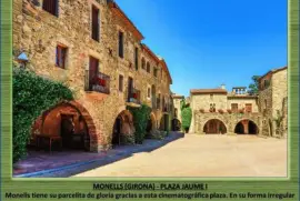MONELLS (GIRONA) - PLAZA JAUME I