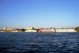 Cruceros de El Nilo en Luxor, Egipto.