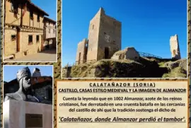 CALATAÃ‘AZOR (SORIA) - CASTILLO, CASAS Y ALMANZOR