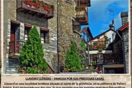 LLAVORSÃ (LÃ‰RIDA) â€“ FAMOSA POR SUS PRECIOSAS CASAS