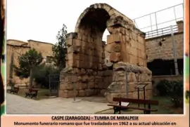 CASPE (ZARAGOZA) â€“ TUMBA DE MIRALPEIX