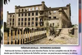 PEÃ‘AFLOR (SEVILLA) â€“ PATRIMONIO OLVIDADO