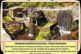 TARAMUNDI-MAZONOVO (ASTURIAS) â€“ PUEBLO DE MOLINOS