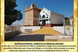 BOLNUEVO (MURCIA) â€“ ERMITA DE LA VIRGEN DEL MILAGRO