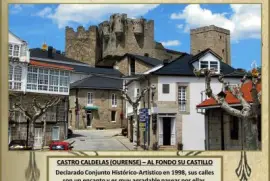 CASTRO CALDELAS (OURENSE) â€“ AL FONDO SU CASTILLO