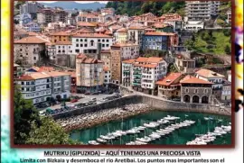 MUTRIKU (GIPUZKOA) â€“ AQUÃ TENEMOS UNA PRECIOSA VISTA