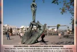 CHICLANA (CÃDIZ) â€“ MONUMENTO A DIEGO DE IPARRAGUIRRE
