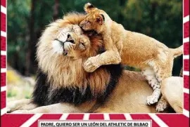 PADRE, QUIERO SER UN LEÃ“N DEL ATHLETIC DE BILBAO