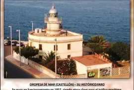 OROPESA DE MAR (CASTELLÃ“N) â€“ SU HISTÃ“RICO FARO