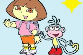 Dora y botas