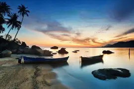 Barques en bord de mer jigsaw puzzle