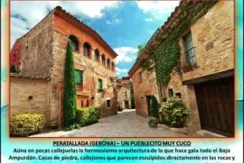 PERATALLADA (GERONA) â€“ UN PUEBLECITO MUY CUCO jigsaw puzzle