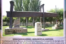 BORJAS BLANCAS (LÃ‰RIDA) â€“ MONUMENTO AL CAMPESINO
