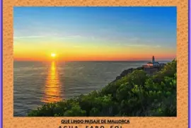 QUE LINDO PAISAJE DE MALLORCA - AGUA, FARO, SOL...