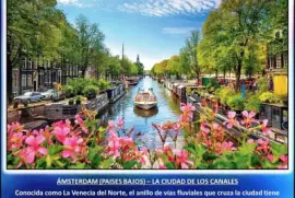 ÃMSTERDAM (PAISES BAJOS) â€“ LA CIUDAD DE LOS CANALES