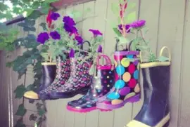 Clever Rain Boot Planters-Craft jigsaw puzzle