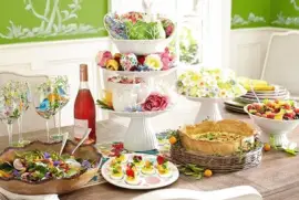 Beautiful Easter Buffet Table jigsaw puzzle