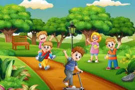 Cartoon jigsaw puzzle