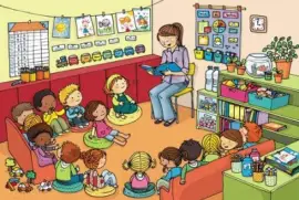 Cartoon jigsaw puzzle