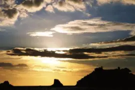 atardecer en almuÃ±ecar