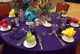 Colorful Fiesta Table Setting