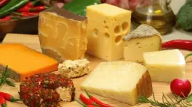 Cheese jigsaw puzzle