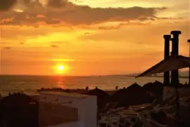 Puesta de sol en Puerto Vallarta.