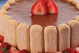 Chocolate Mousse Charlotte