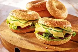 Avocado Cheese Bagel