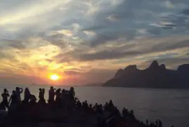 Por do Sol - Pedra do Arpoador -  Rio