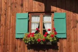 Window in Wamberg, Garmisch-Partenkirchen, Germany