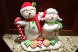 Mr and Mrs Snowman Christmas