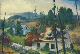 George Bellows - The Red Vine, Matinicus Island