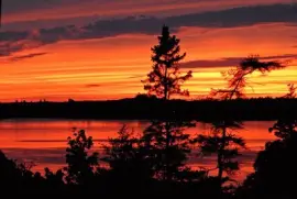 Sunset over Passamaquoddy