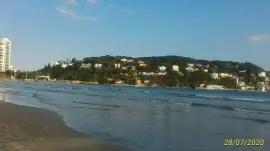 Praia da Enseada com a Península - Guarujá - SP