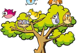 pajaros en el arbol