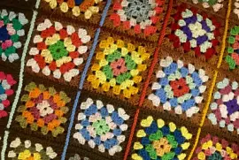 Granny Squares, faded